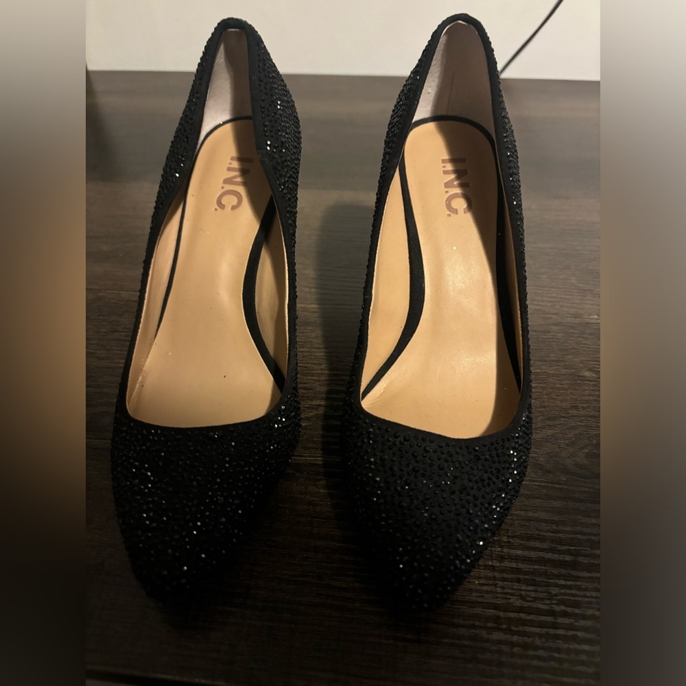 I.N.C Zitah Embellished Pointed Toe Pumps